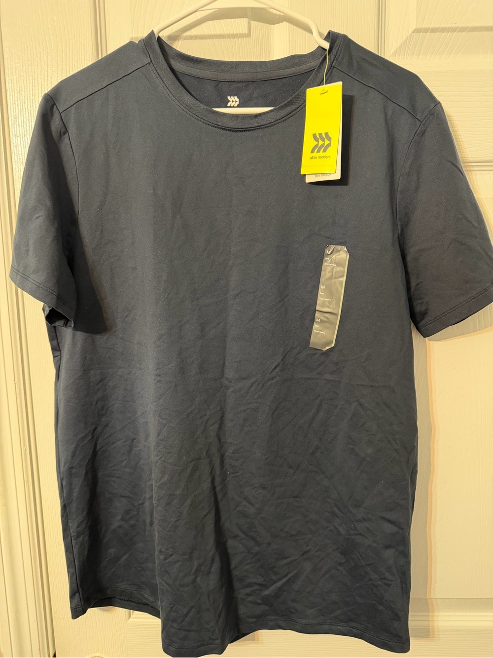 all in motion Men's Short Sleeve Crew T-Shirt in Navy